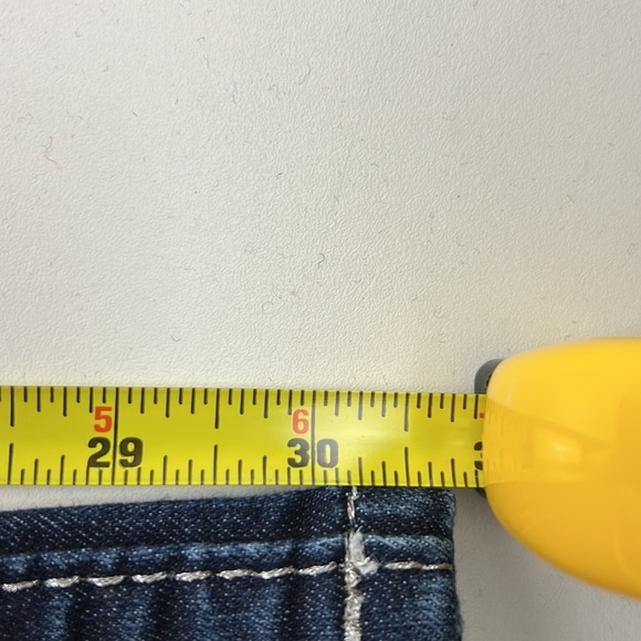 Miss Me blue denim jeans with bedazzled pockets - Picture 12 of 12